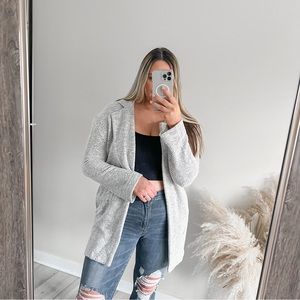 Topshop grey cardigan